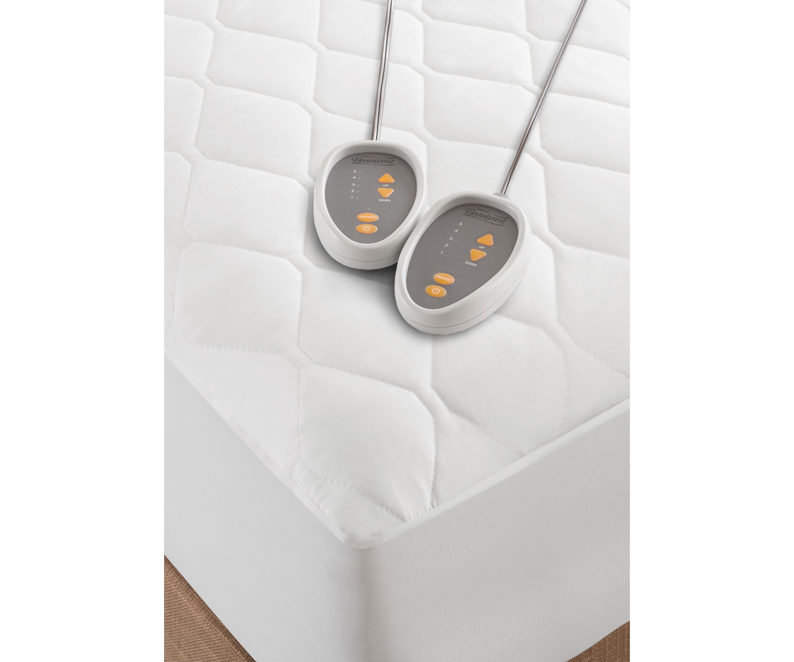 Heated Microfiber Mattress Pad with 3M Scotchgard
