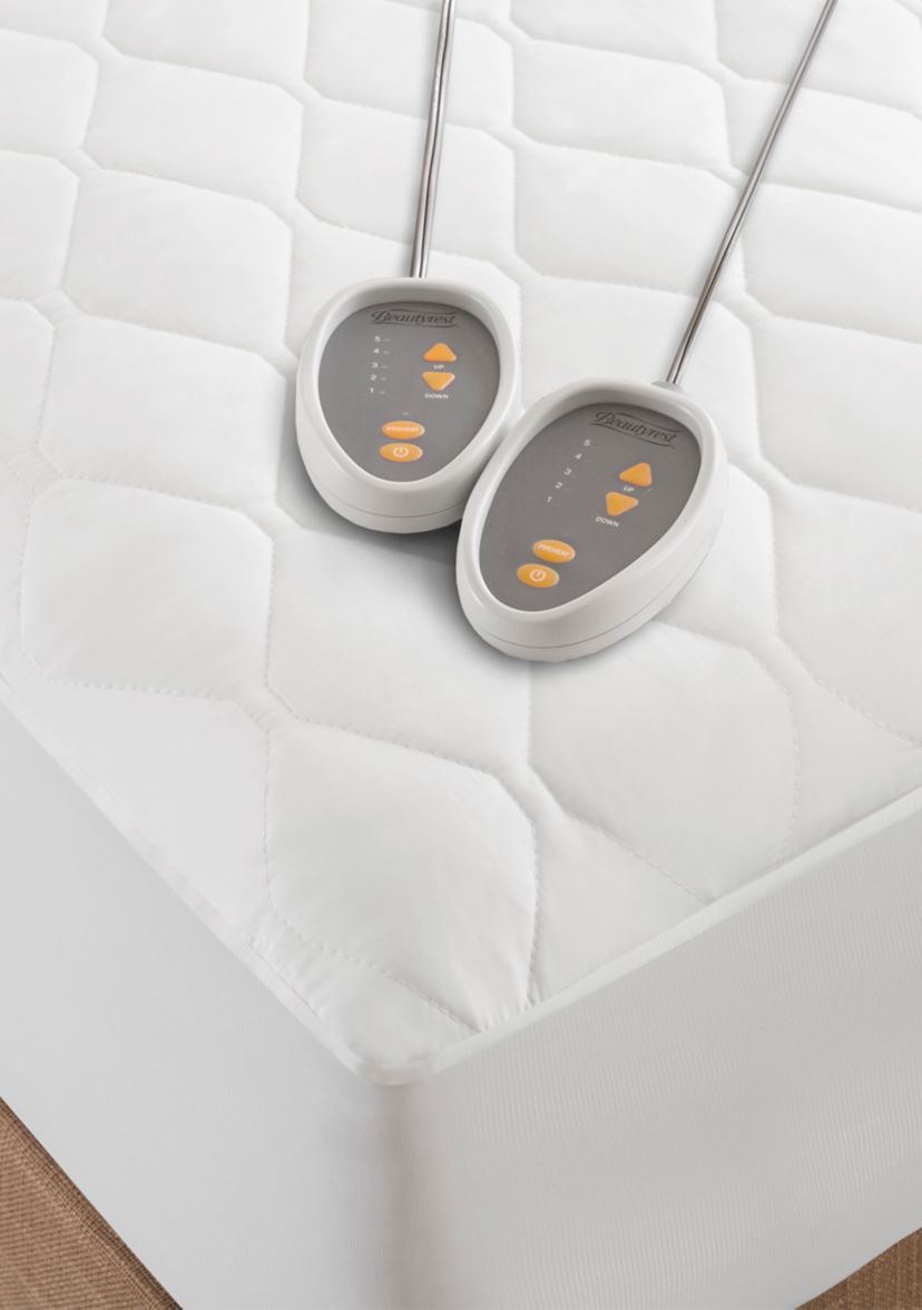 Heated Microfiber Mattress Pad with 3M Scotchgard