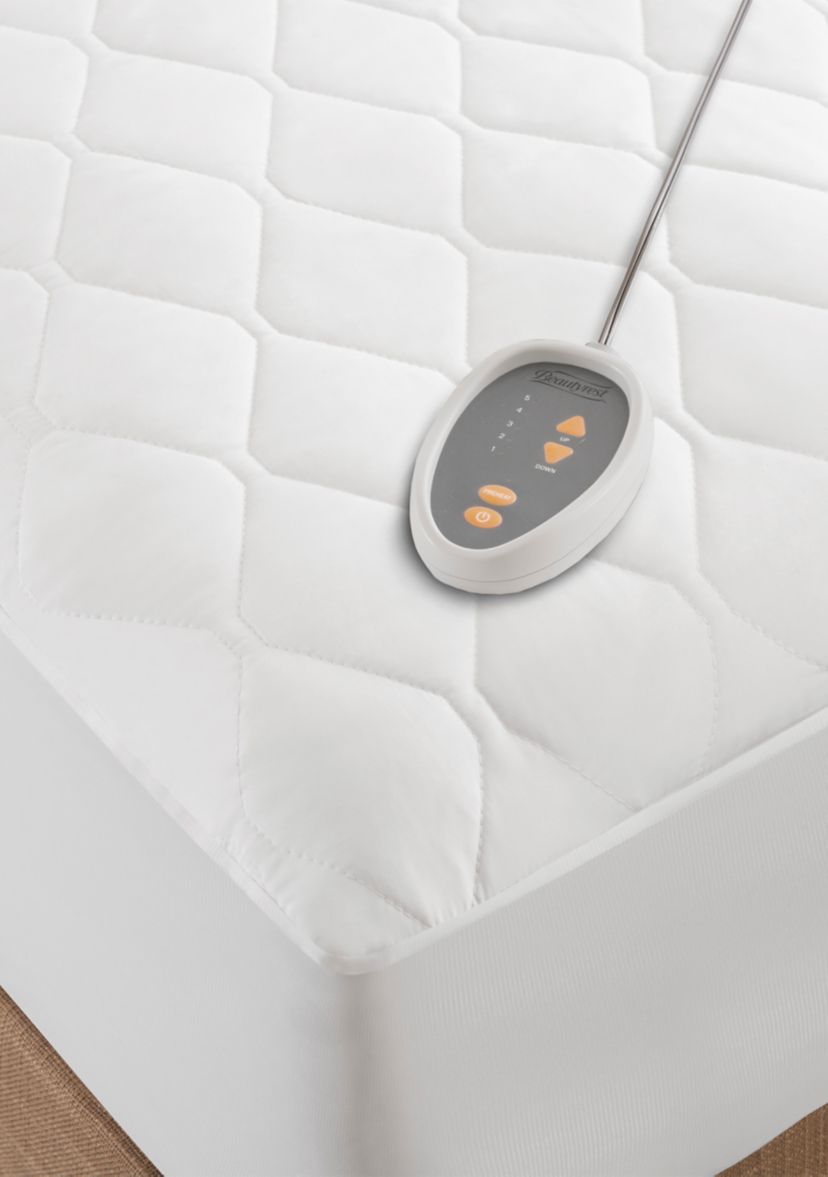 Heated Microfiber Mattress Pad with 3M Scotchgard