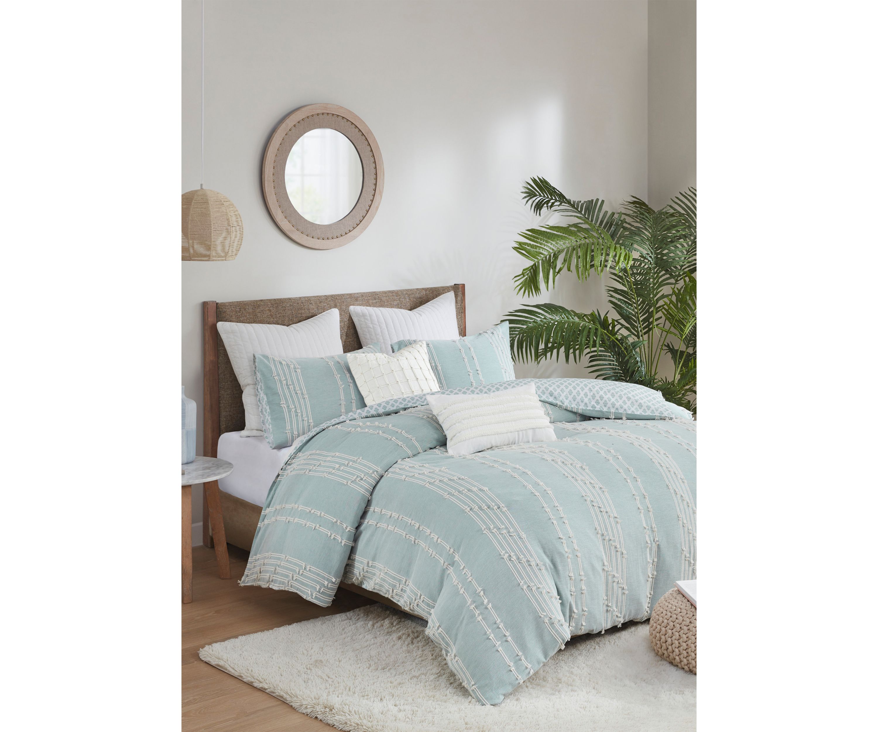 Kara Cotton Jacquard Comforter Set
