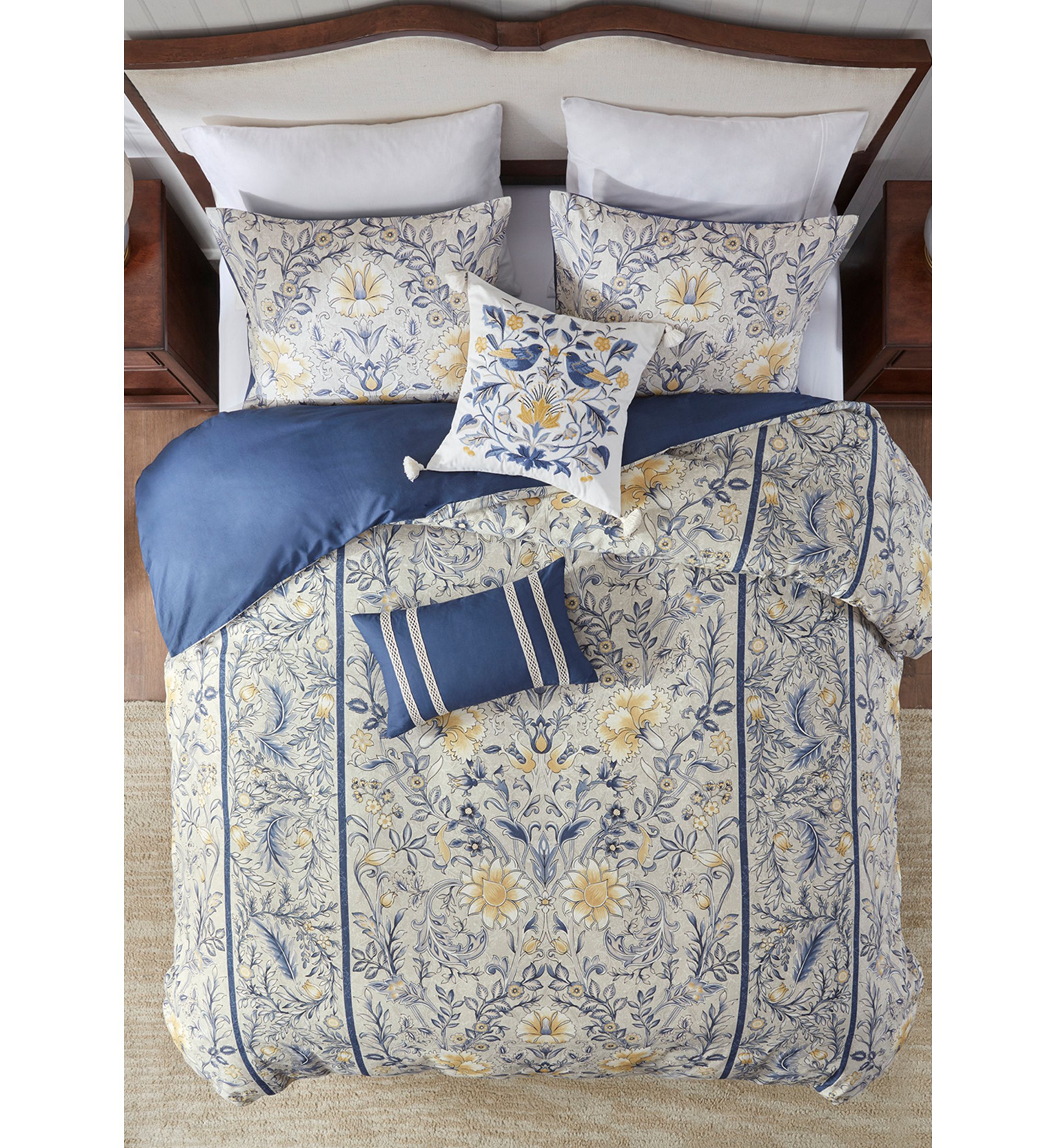 Livia 6 Piece Cotton Comforter Set