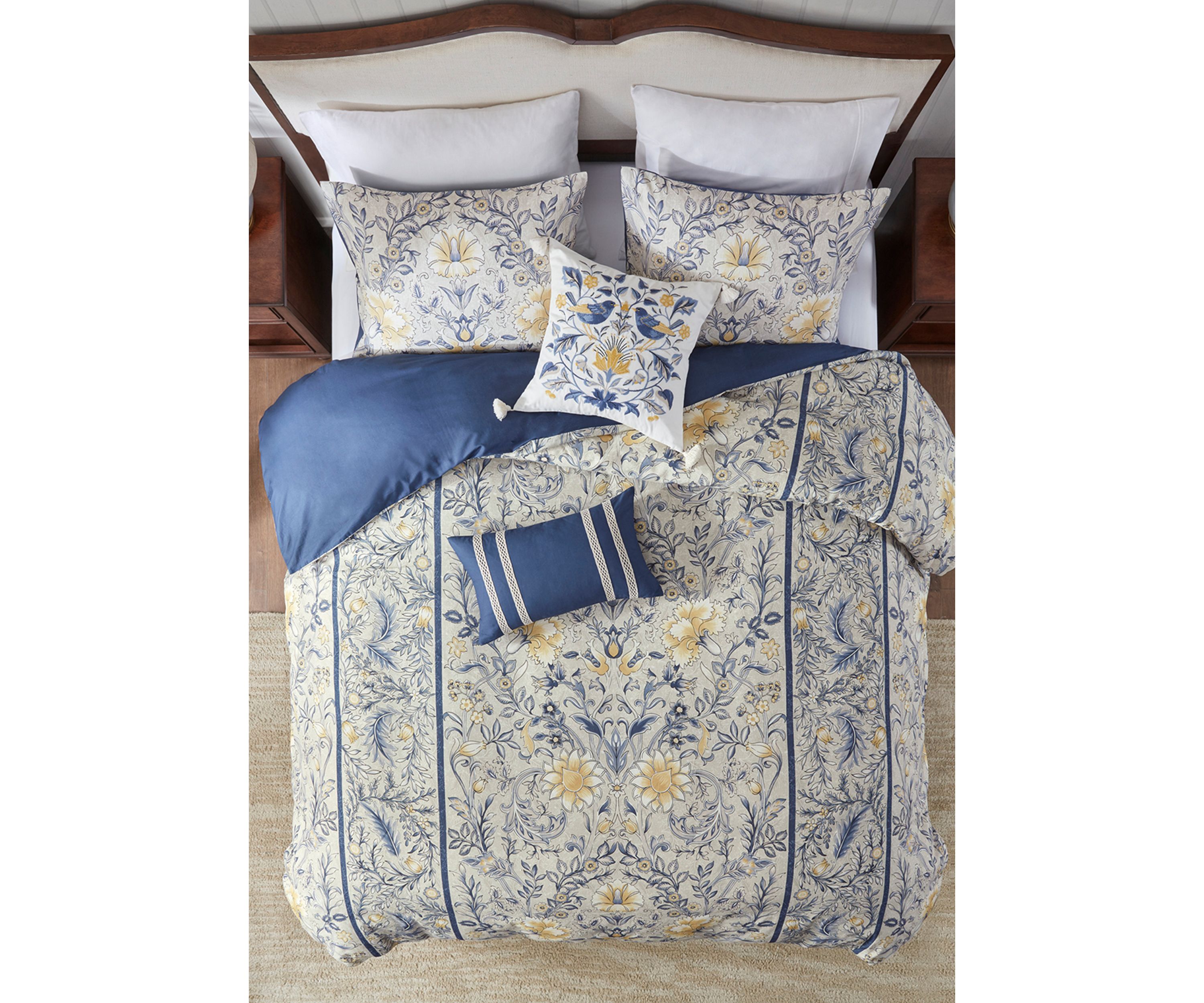 Livia 6 Piece Cotton Comforter Set