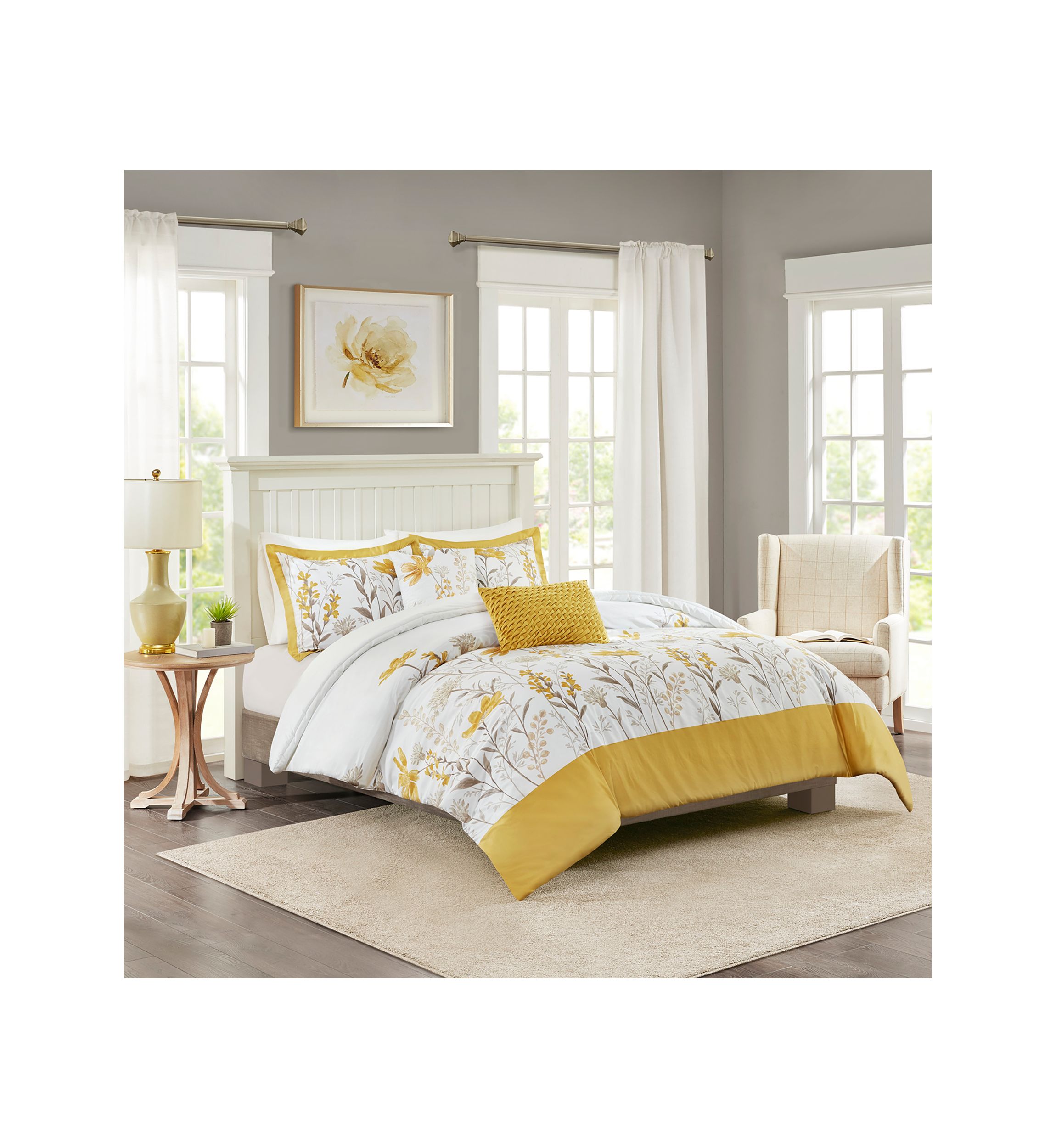 Meadow 5 Piece Cotton Comforter Set