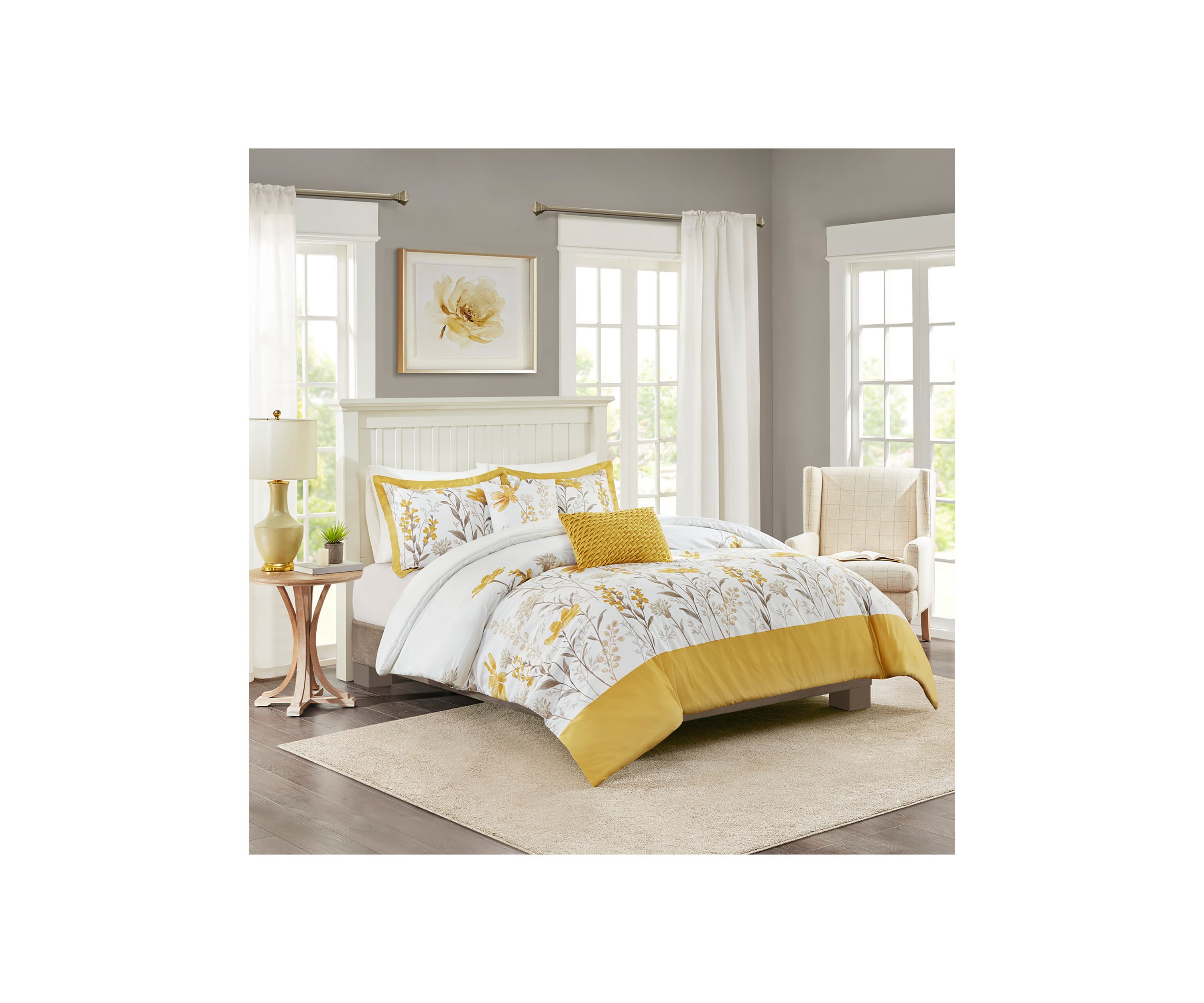 Meadow 5 Piece Cotton Comforter Set