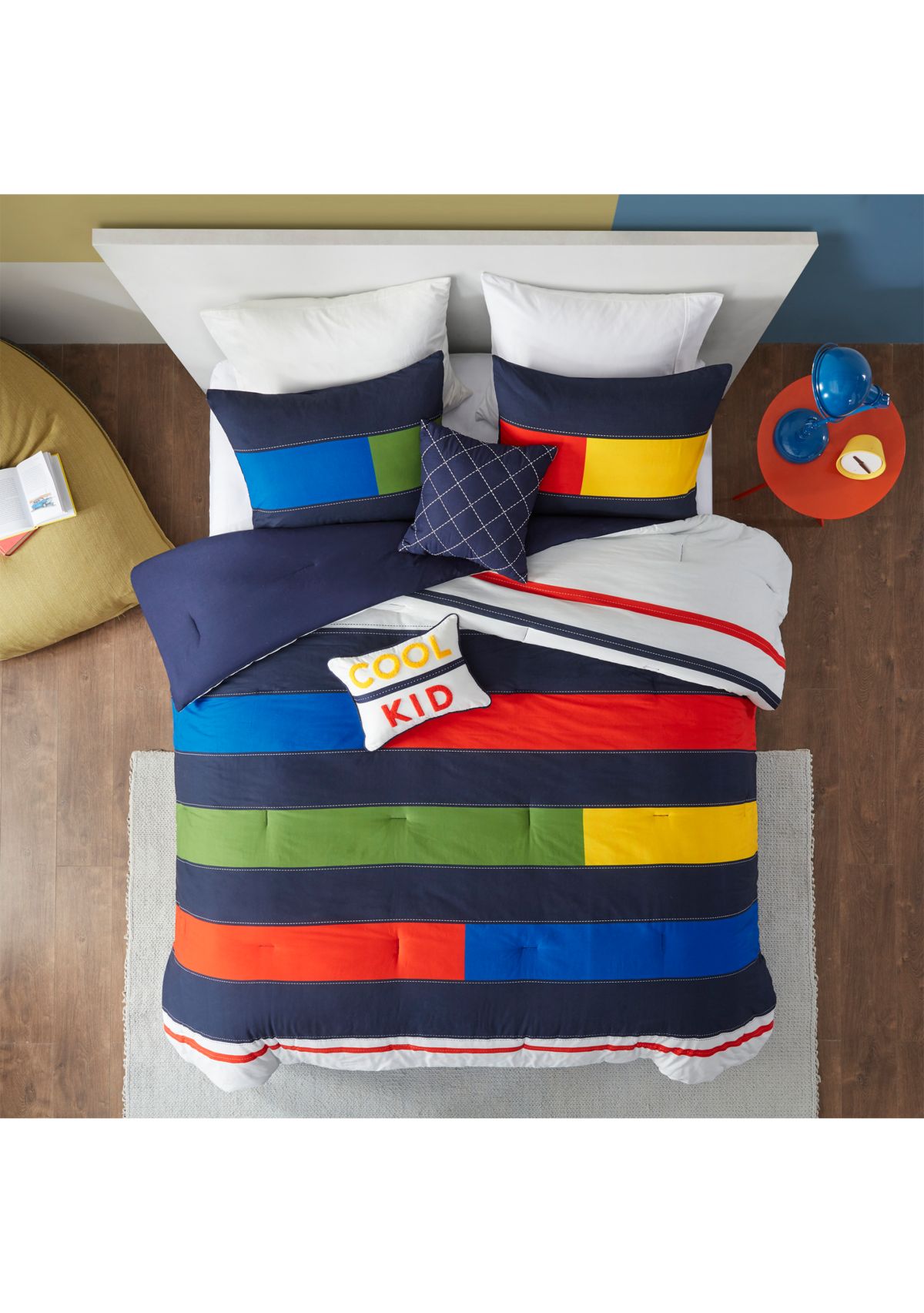 Morris Stripe Printed Comforter Set