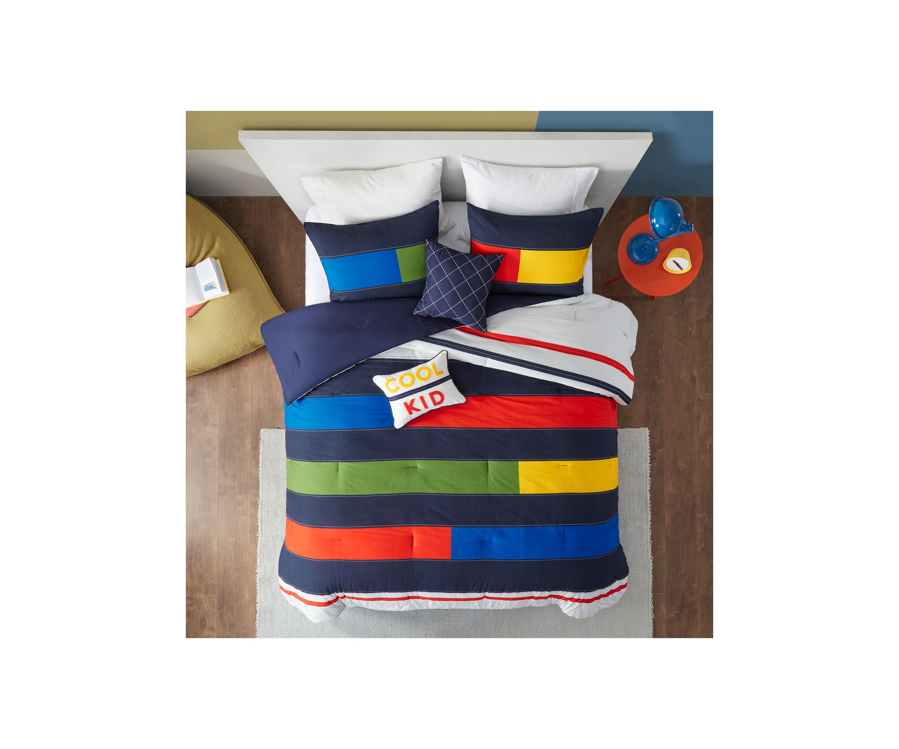 Morris Stripe Printed Comforter Set