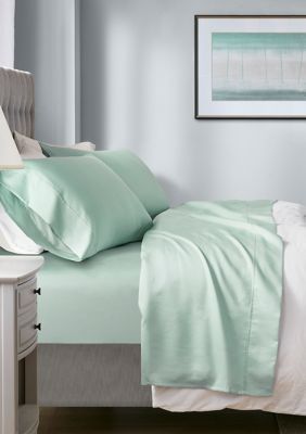 1000 Thread Count HeiQ Smart Temperature Cotton Blend 4 PC Sheet Set