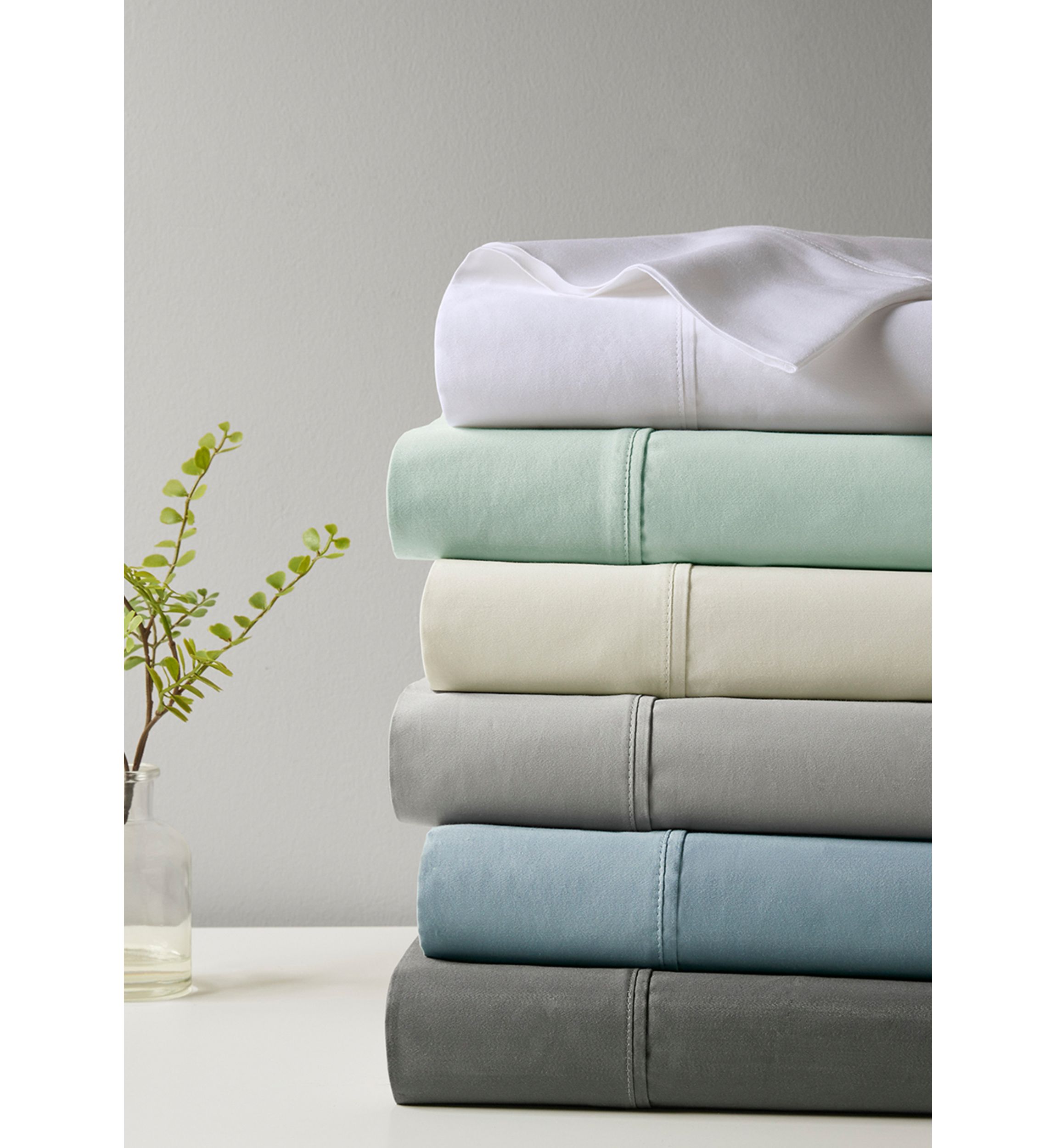 1000 Thread Count HeiQ Smart Temperature Cotton Blend 4 PC Sheet Set