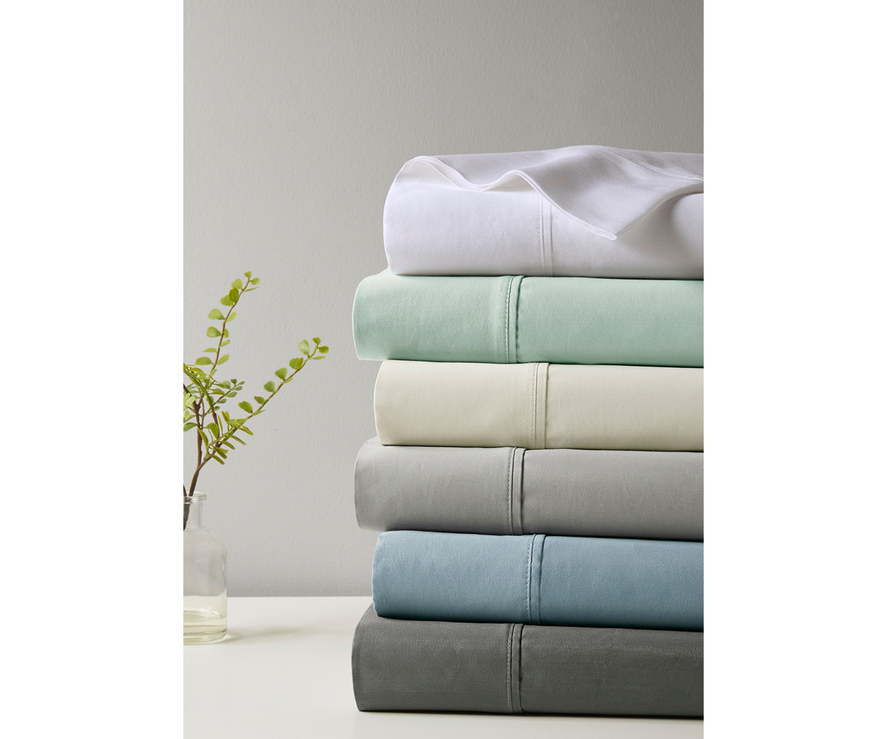 1000 Thread Count HeiQ Smart Temperature Cotton Blend 4 PC Sheet Set