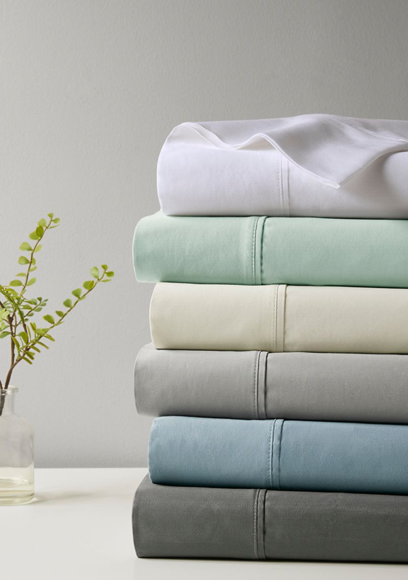 1000 Thread Count HeiQ Smart Temperature Cotton Blend 4 PC Sheet Set