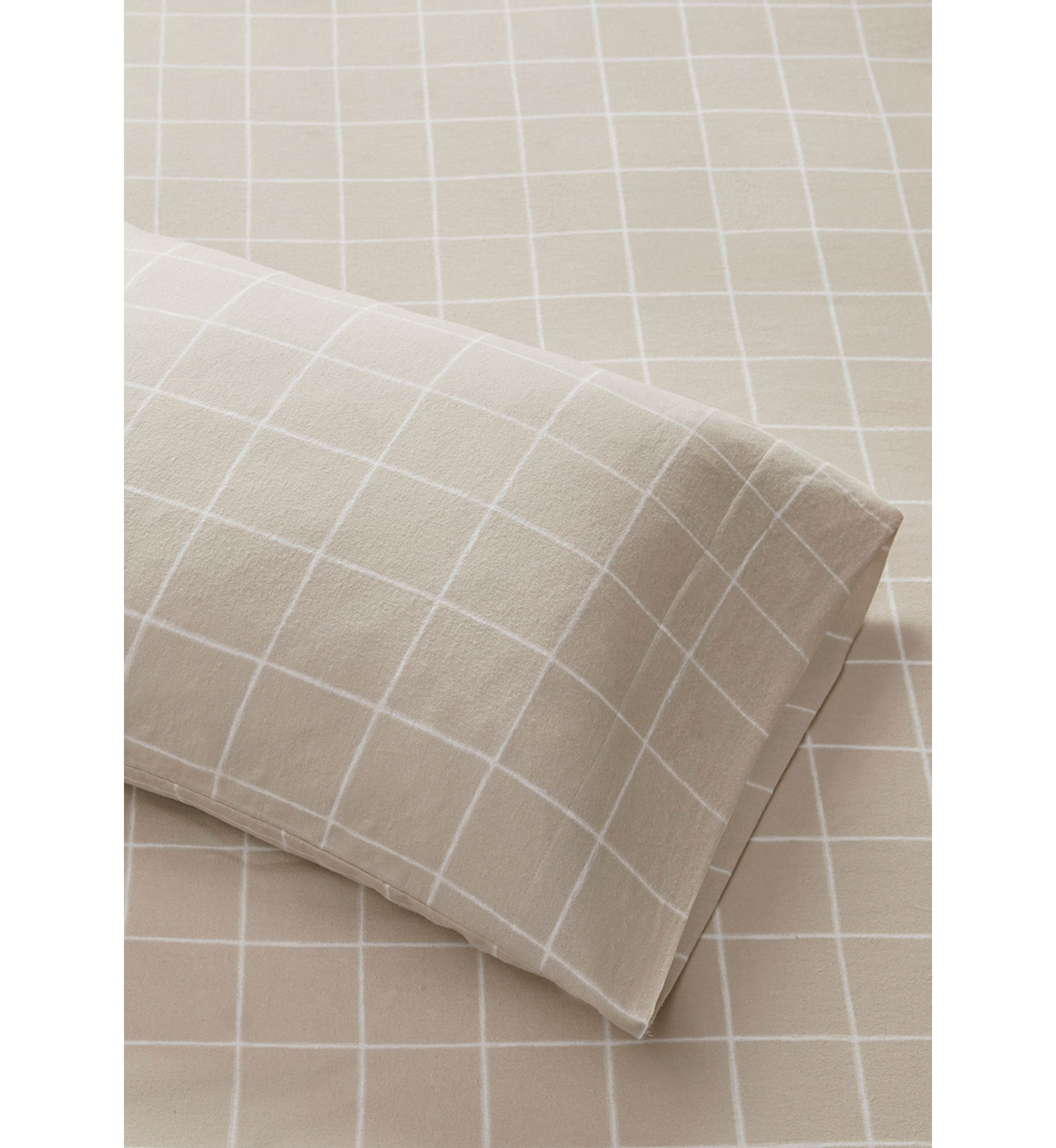 Oversized Cotton Flannel 4 Piece Sheet Set