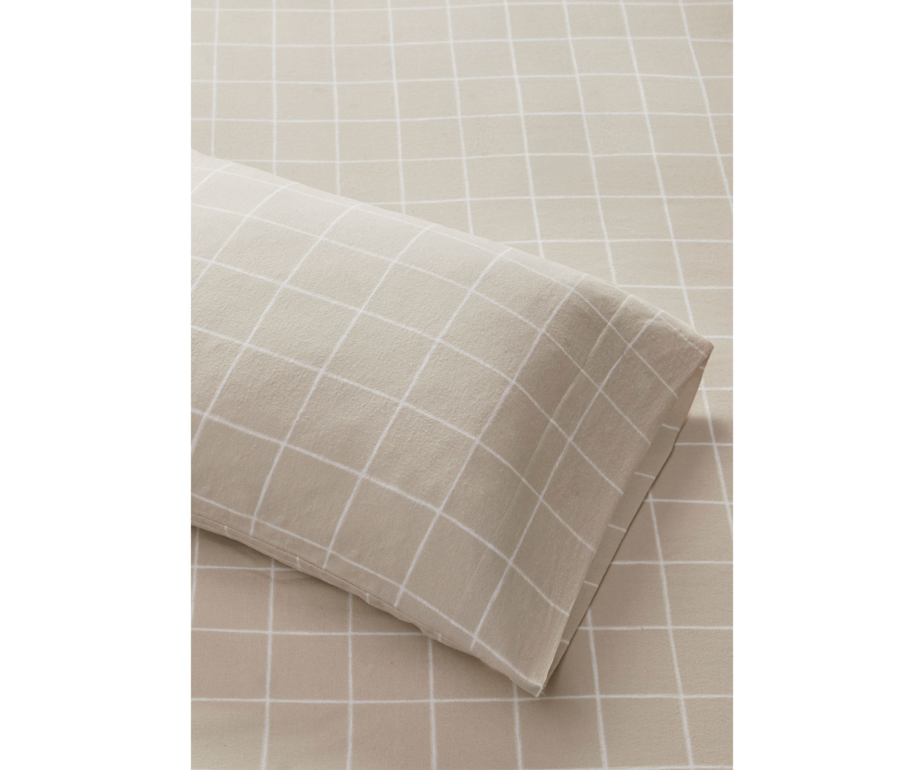 Oversized Cotton Flannel 4 Piece Sheet Set