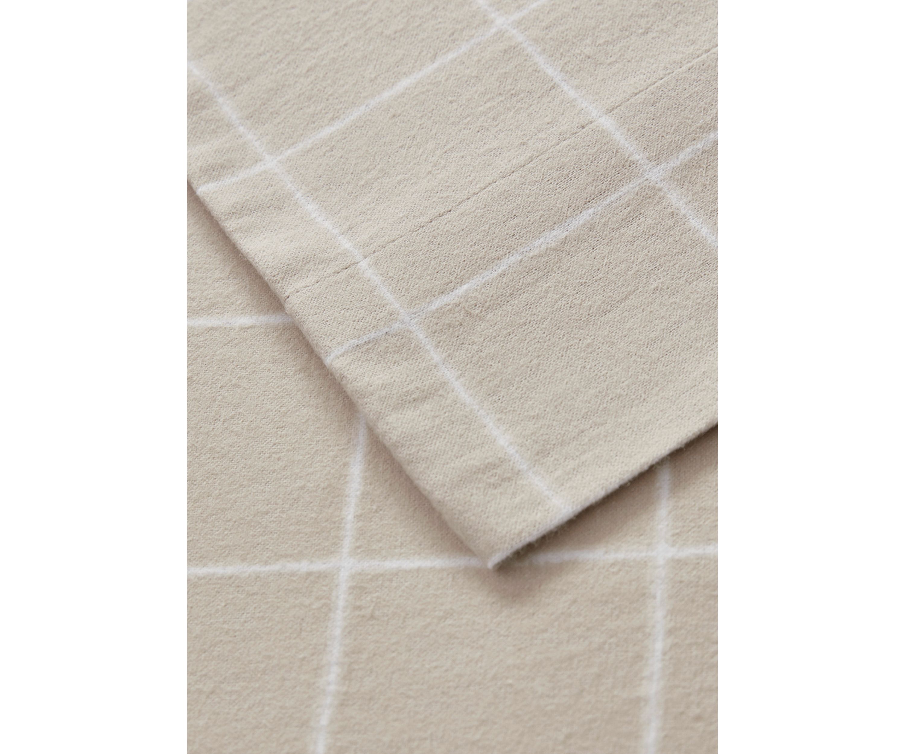 Oversized Cotton Flannel 4 Piece Sheet Set