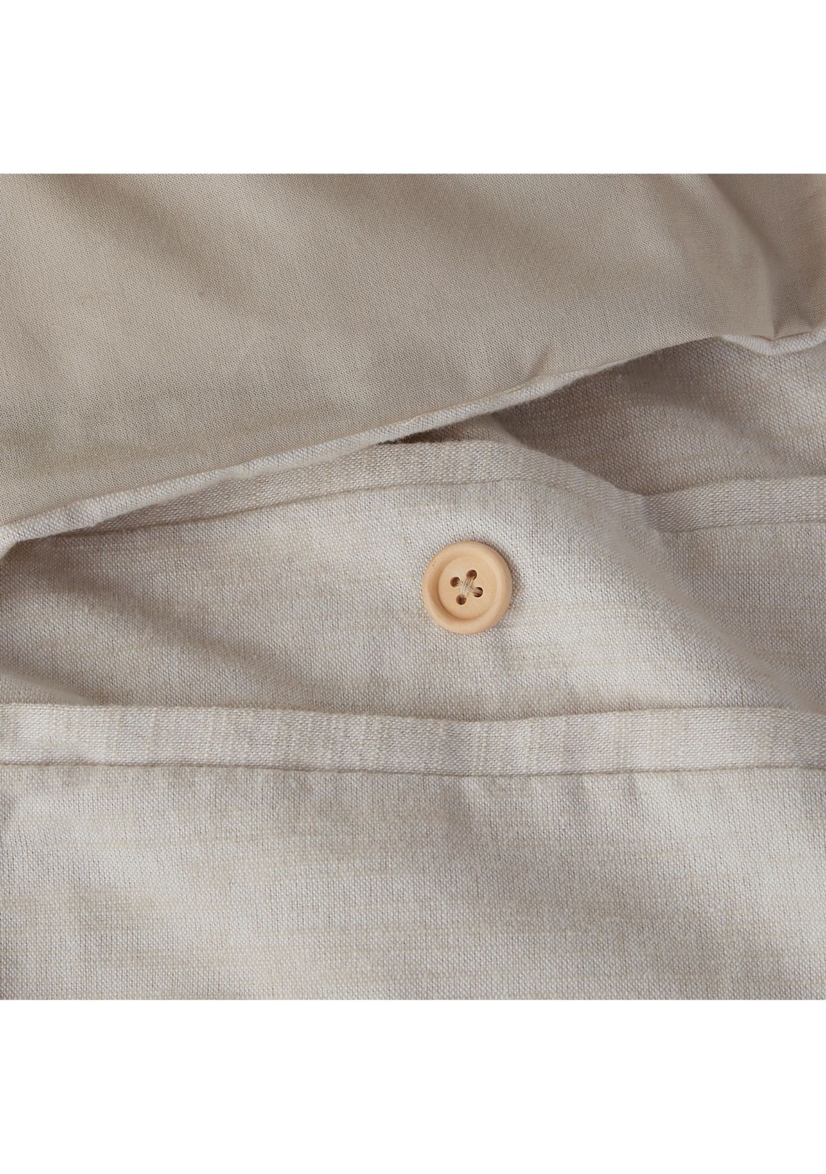 Dover 3 Piece Organic Cotton Oversized Duvet Cover Set