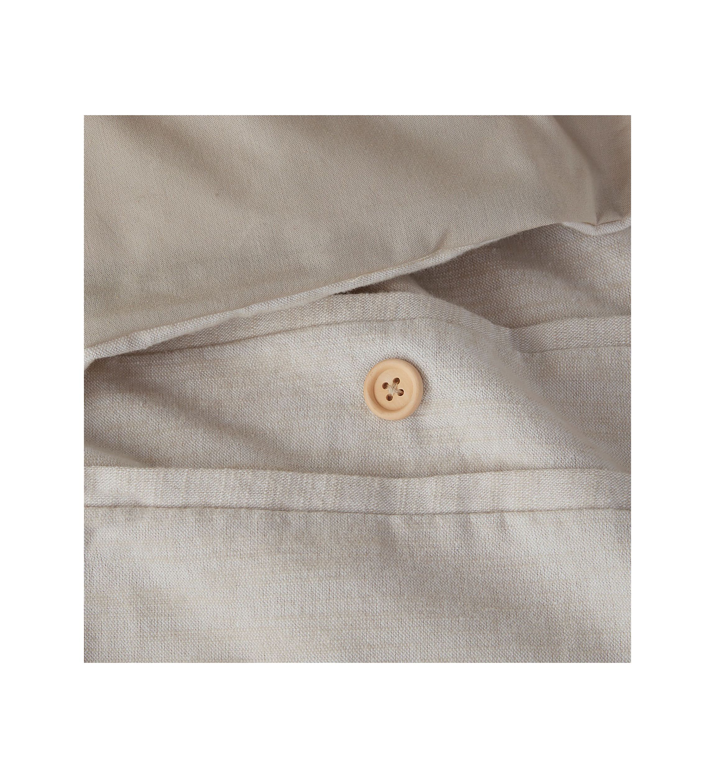 Dover 3 Piece Organic Cotton Oversized Duvet Cover Set