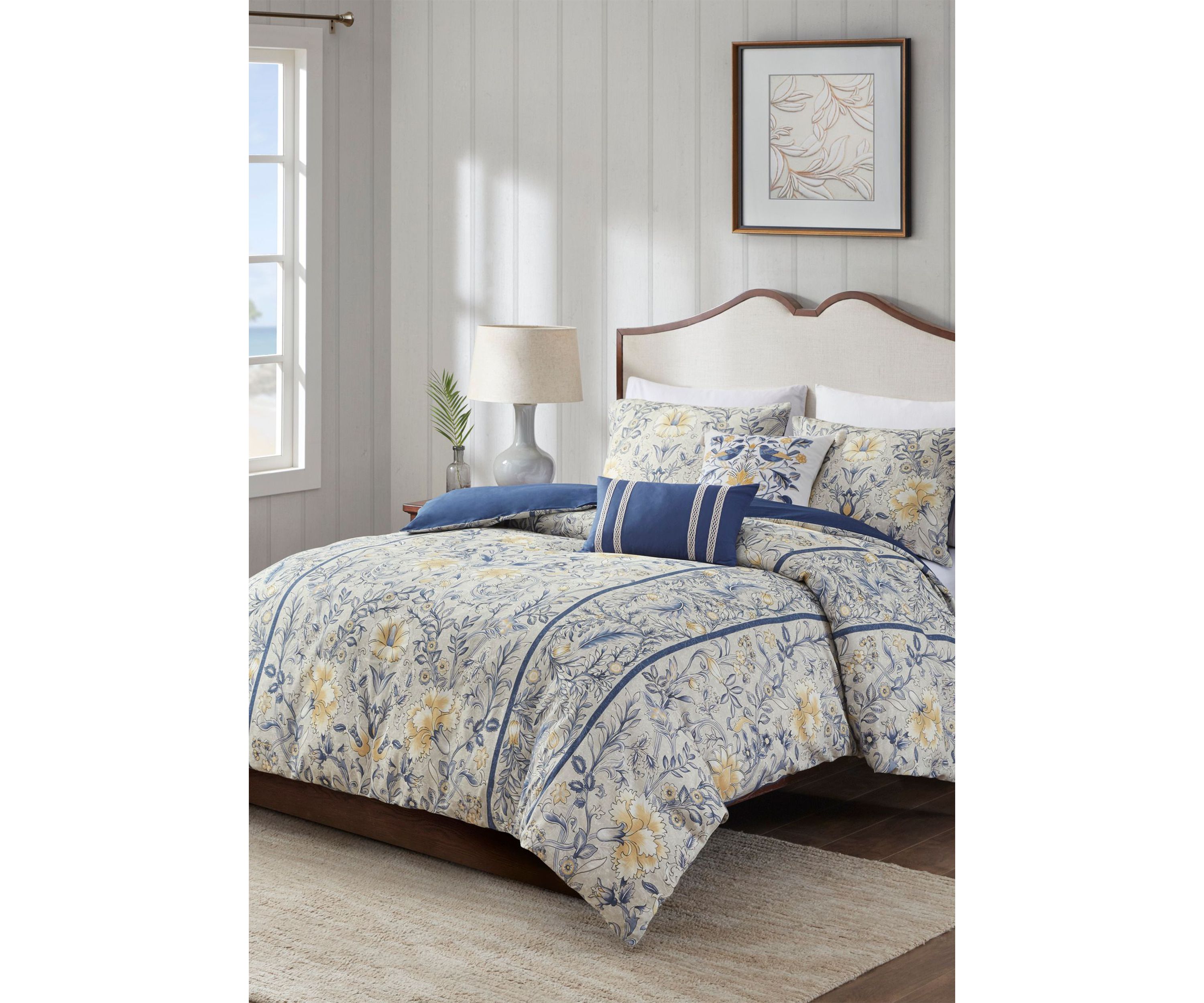 Livia 5 Piece Cotton Duvet Cover Set