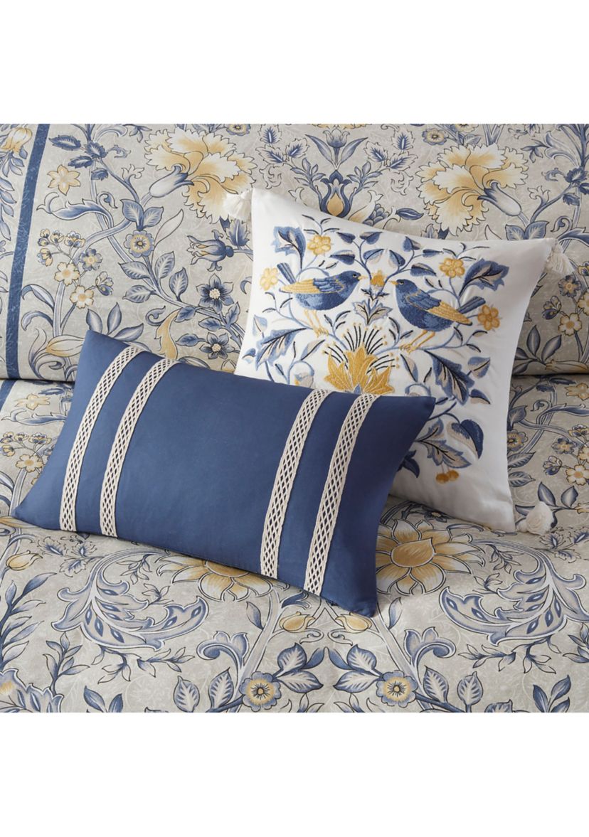 Livia 5 Piece Cotton Duvet Cover Set
