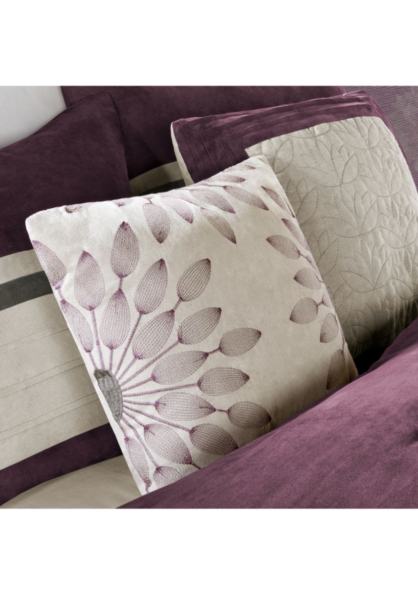 Palmer Faux suede Soft 7 Piece Comforter Set
