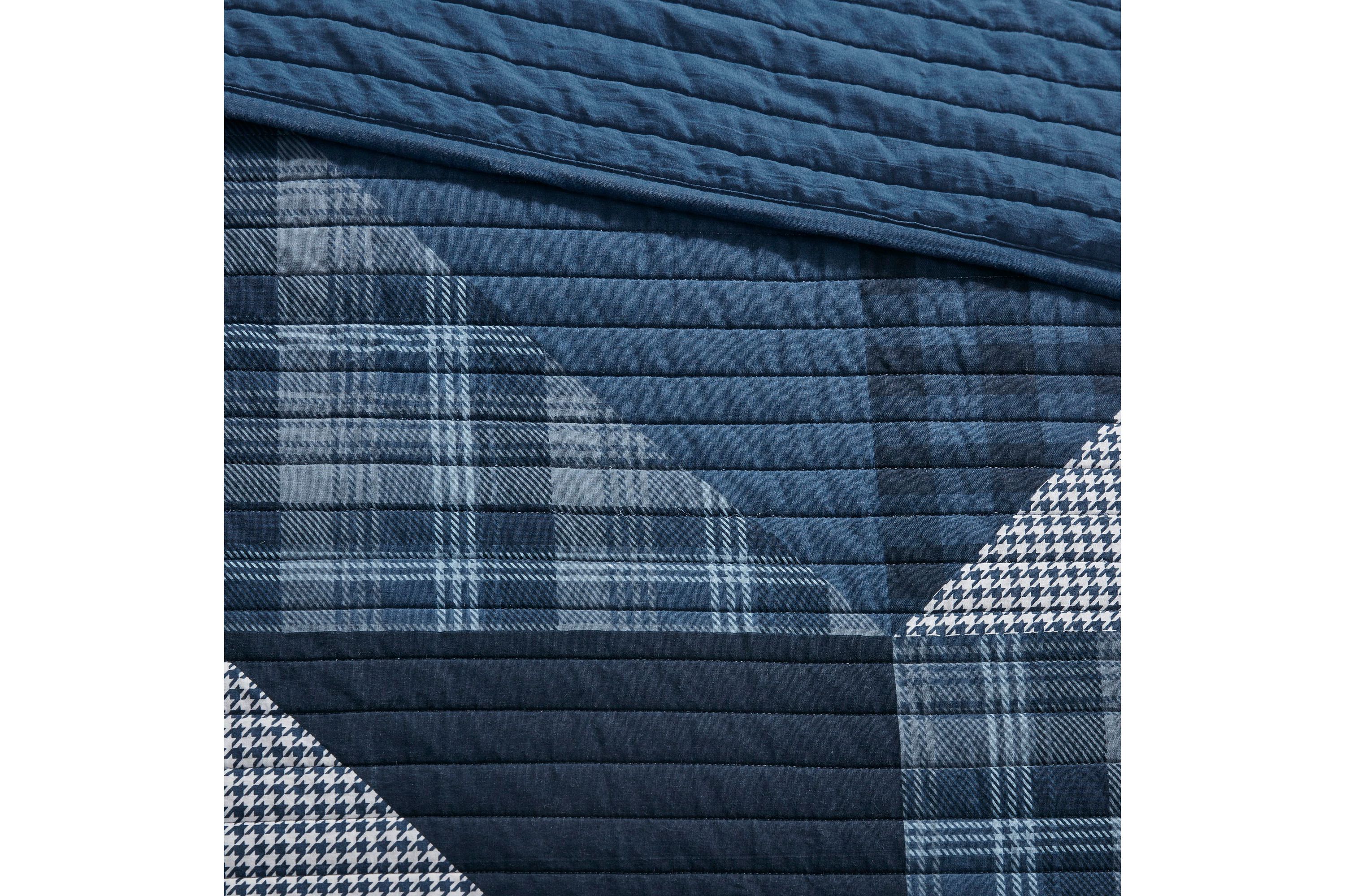 Olsen 3 Piece Oversized Cotton Quilt Set