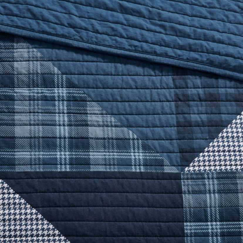Olsen 3 Piece Oversized Cotton Quilt Set
