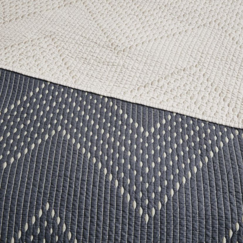 Pomona Cotton Embroidered 3 Piece Quilt Set