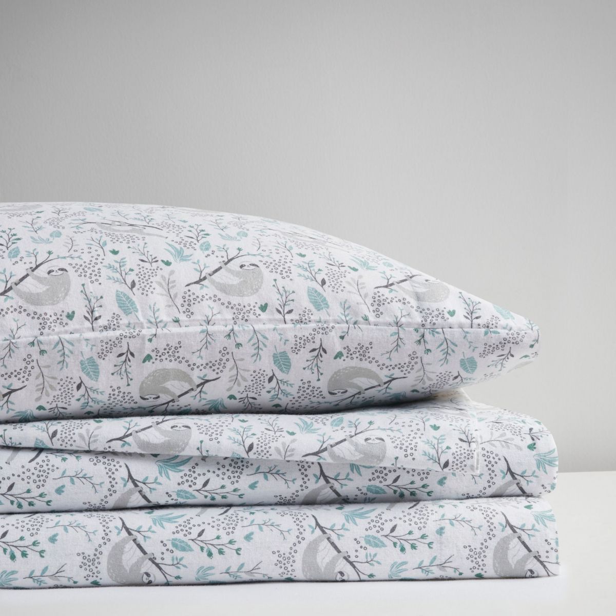 Cozy Soft Cotton Flannel Printed Sheet Set