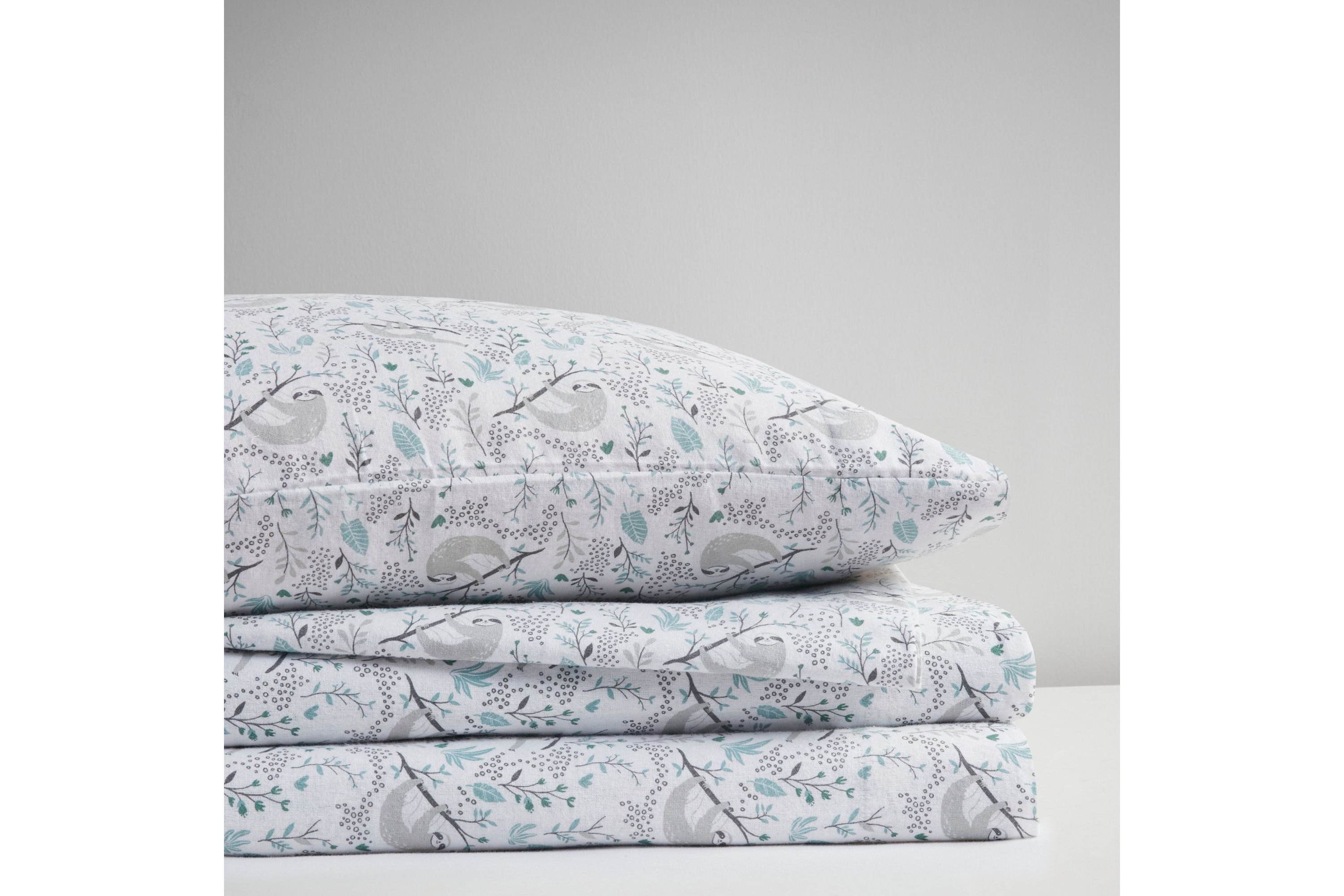 Cozy Soft Cotton Flannel Printed Sheet Set