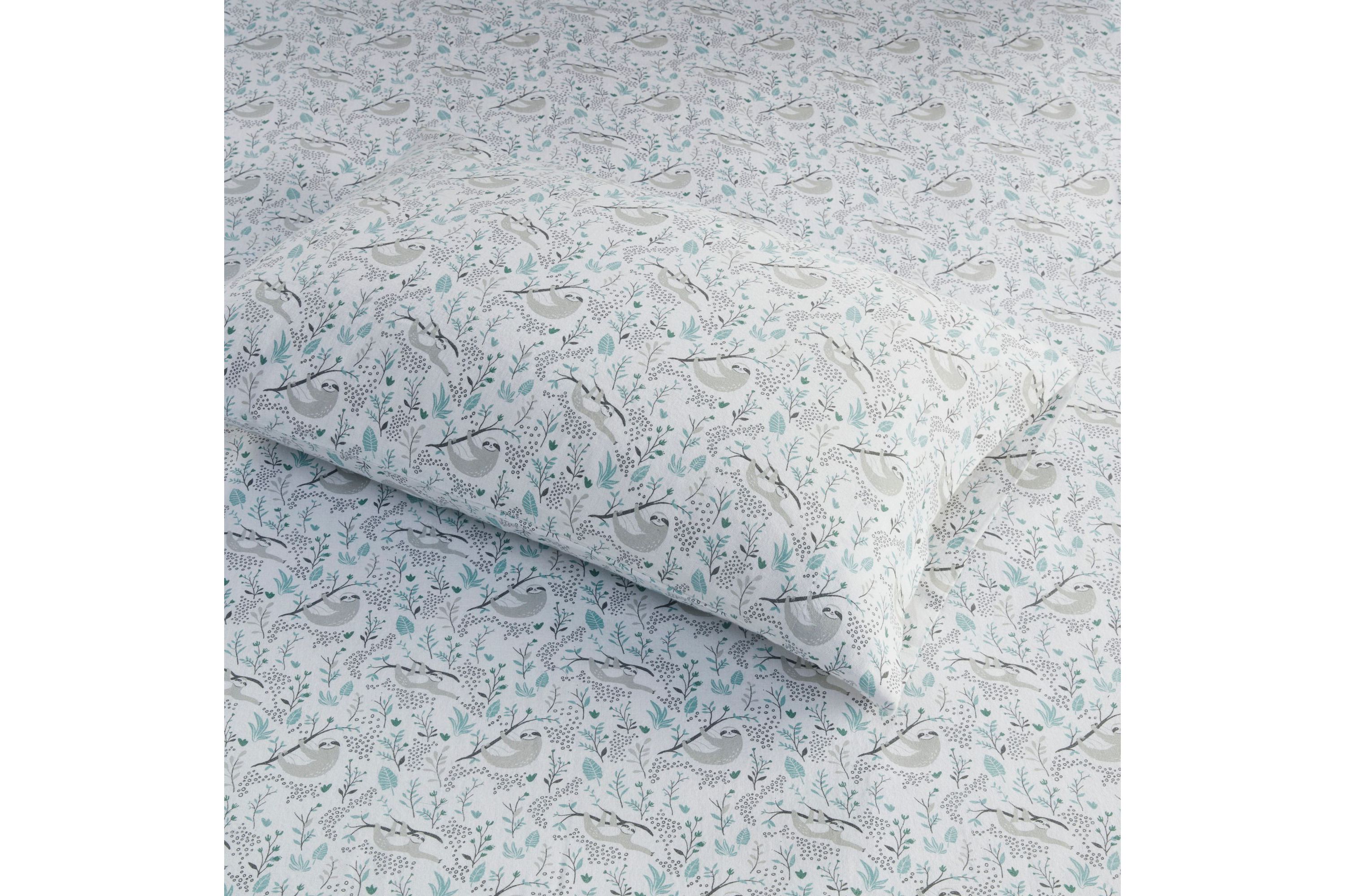 Cozy Soft Cotton Flannel Printed Sheet Set