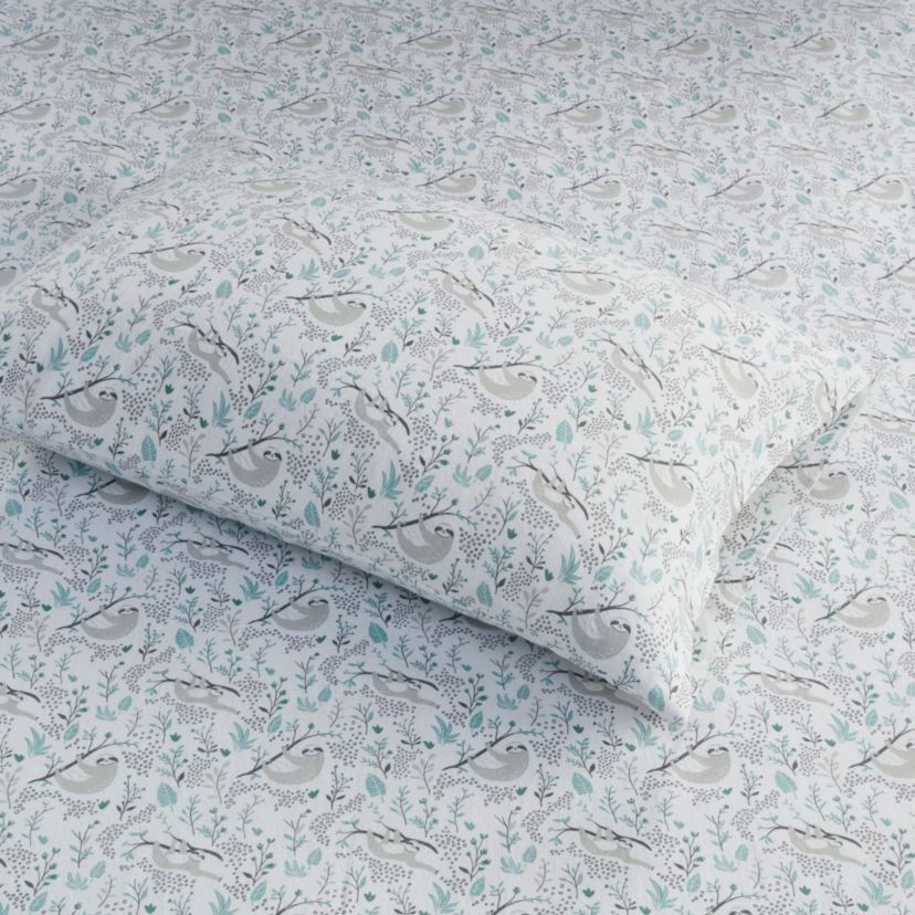 Cozy Soft Cotton Flannel Printed Sheet Set