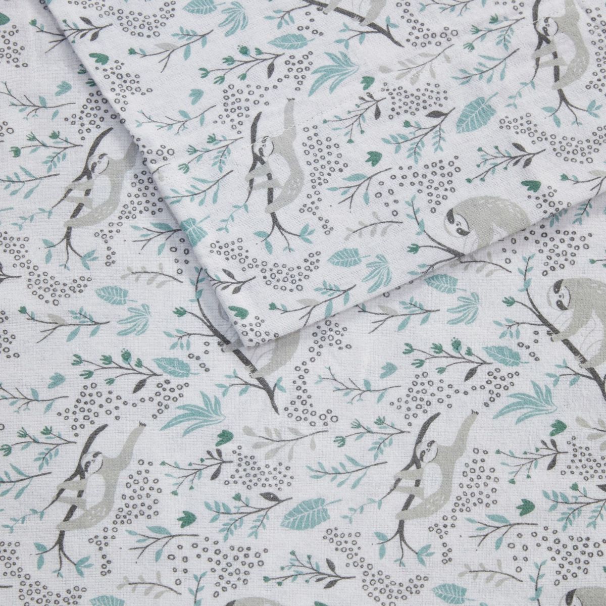 Cozy Soft Cotton Flannel Printed Sheet Set