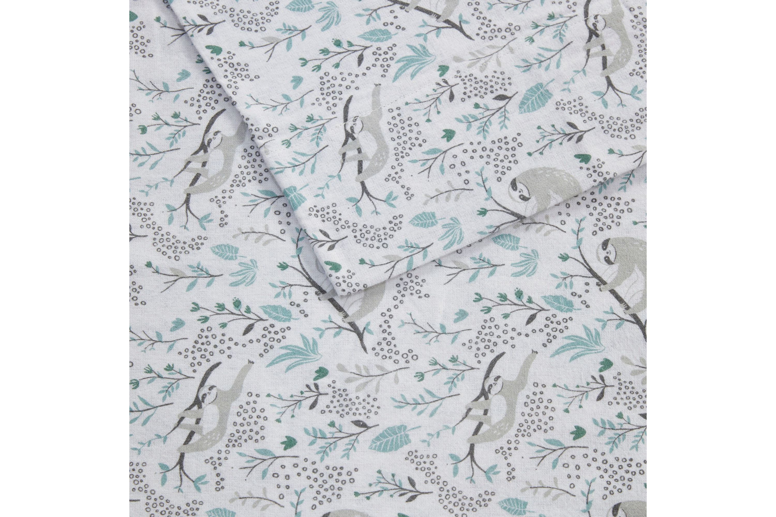 Cozy Soft Cotton Flannel Printed Sheet Set