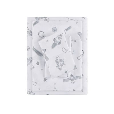 Intelligent Design Printed Microfiber Sheet Set, Queen