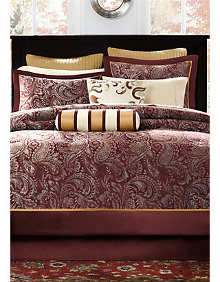 12 Piece California King Comforter Set, King Queen Bedding