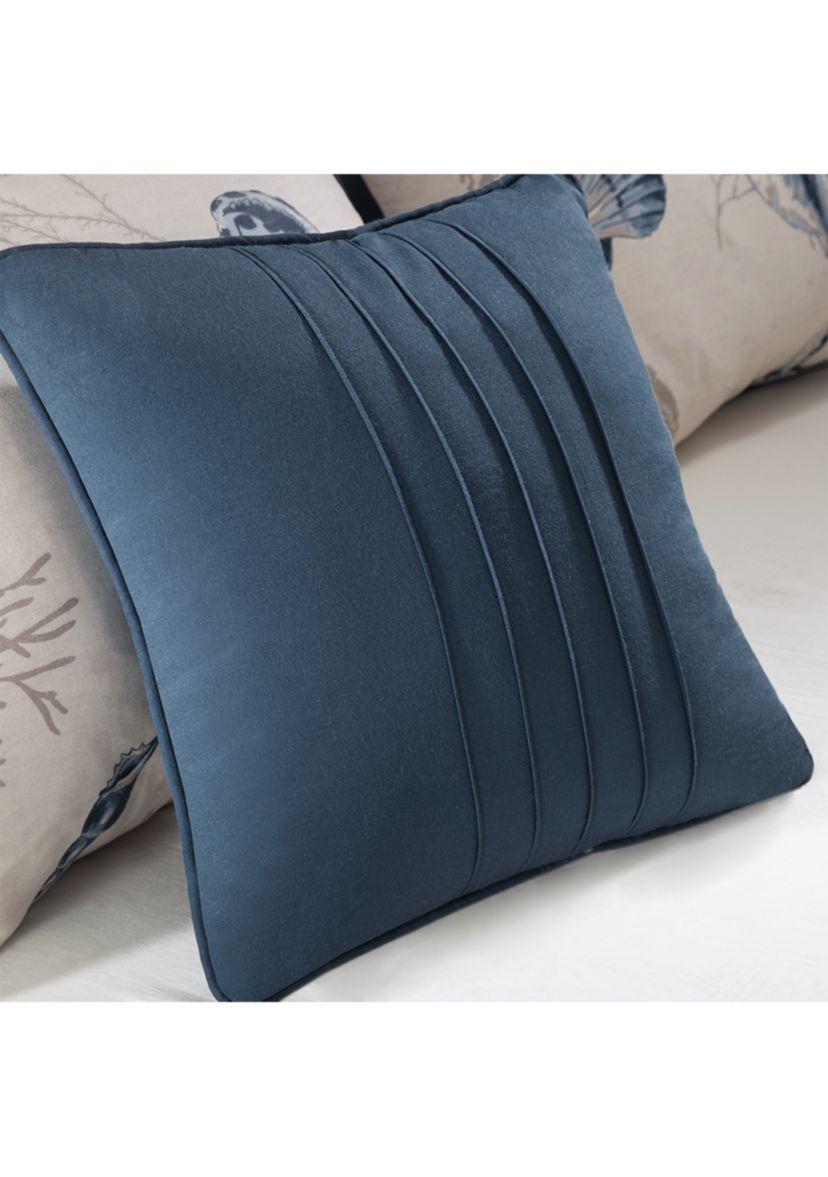 Bayside Blue 7-Piece California King Comforter Set 104-in. x 92-in.
