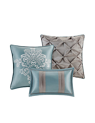 Madison Park Bella 7 Piece Comforter Set Aqua Belk