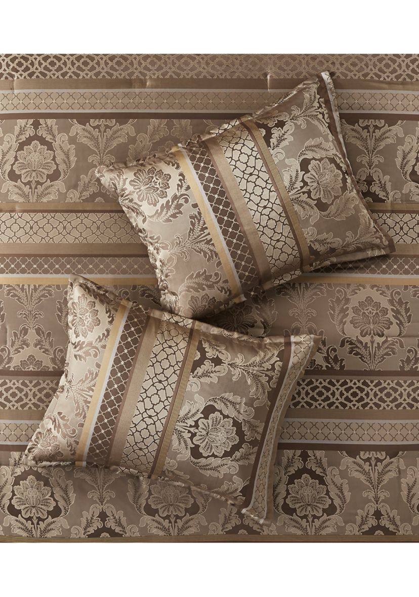 0MP Bellagio 7pc Jacq Cset Qn brn