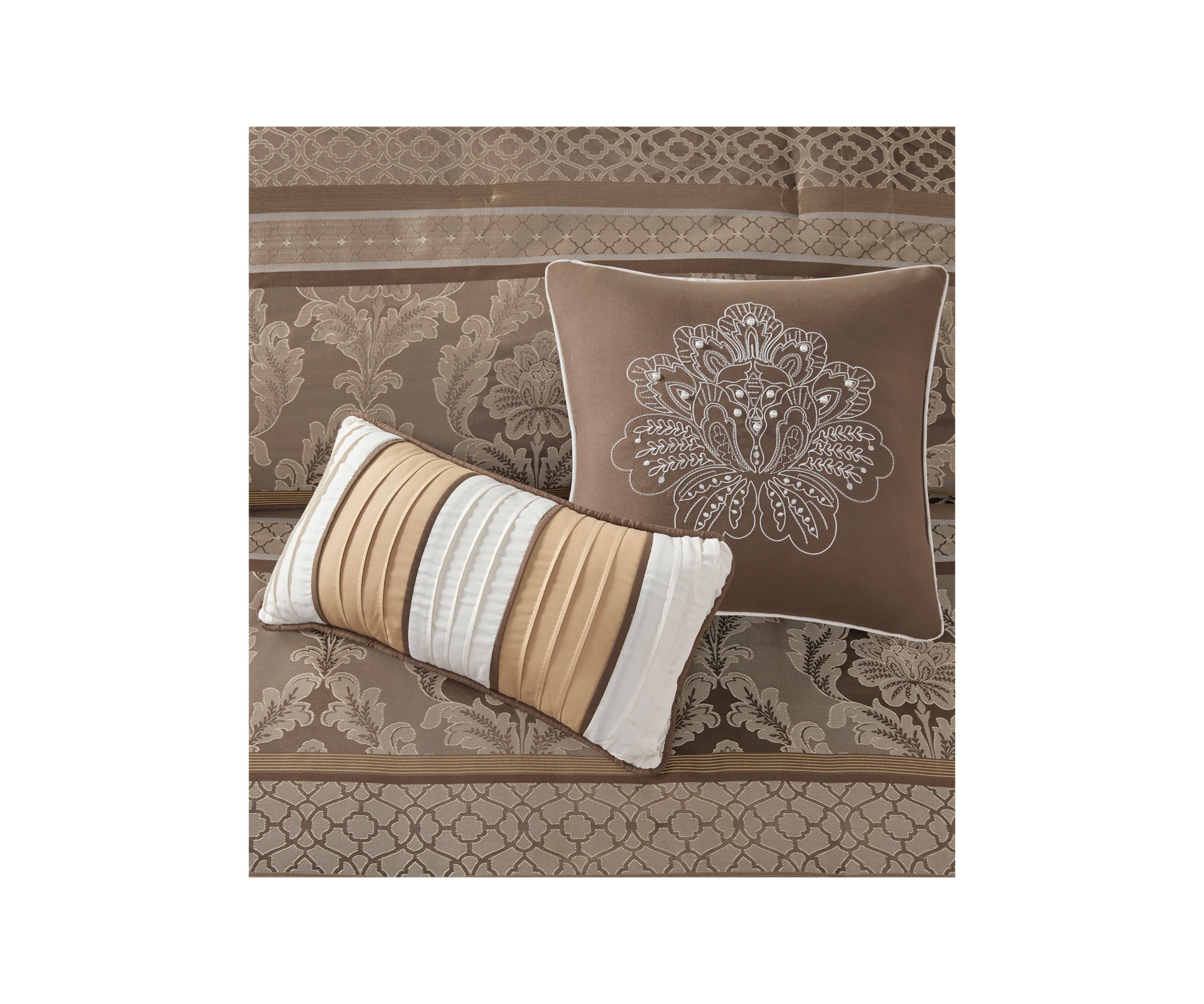 0MP Bellagio 7pc Jacq Cset Qn brn