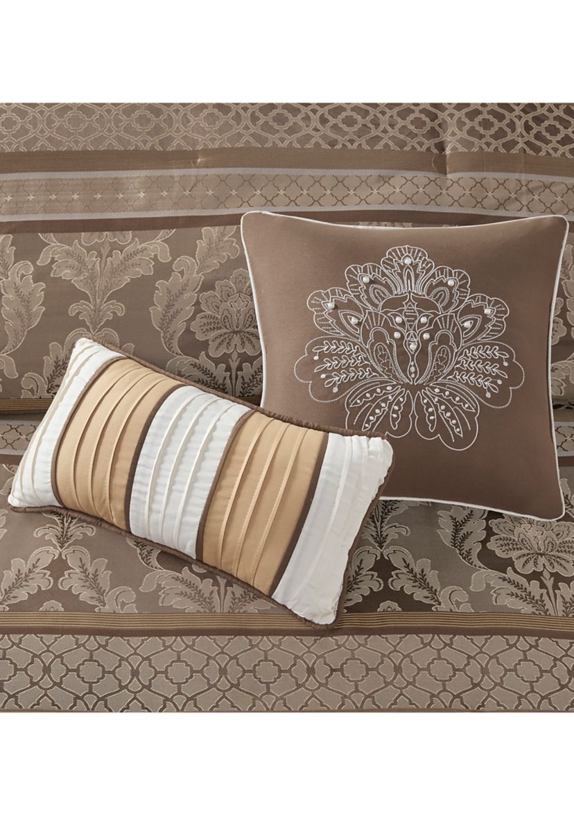 0MP Bellagio 7pc Jacq Cset Qn brn