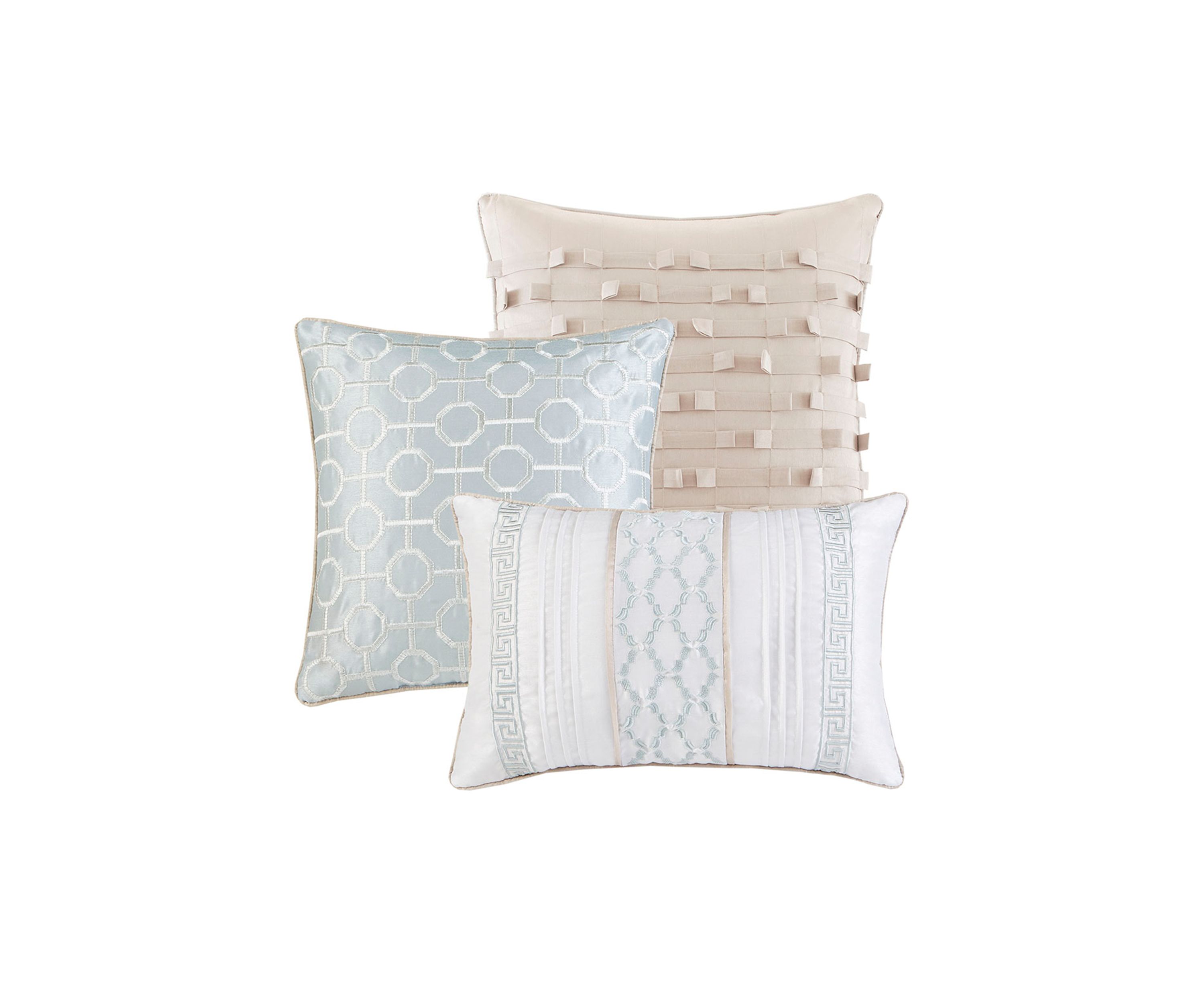 Bennett 7-Piece Comforter Set- Aqua