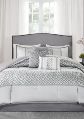 Bennett 7-Piece Comforter Set- Gray