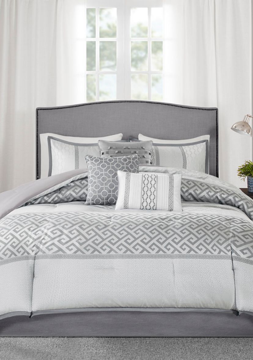 Bennett 7-Piece Comforter Set- Aqua