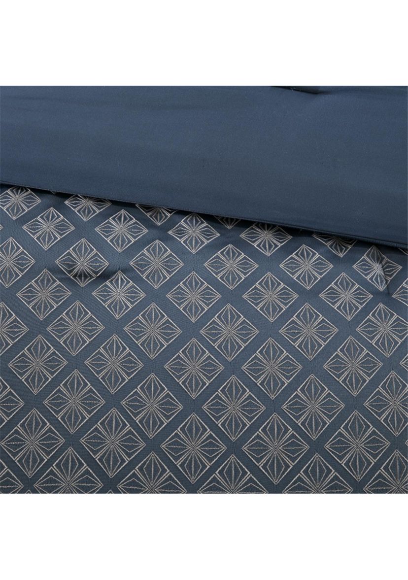 Biloxi 7 Piece Comforter Set- Navy