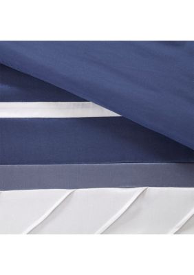 Blaire 7-Piece Comforter Set-Navy