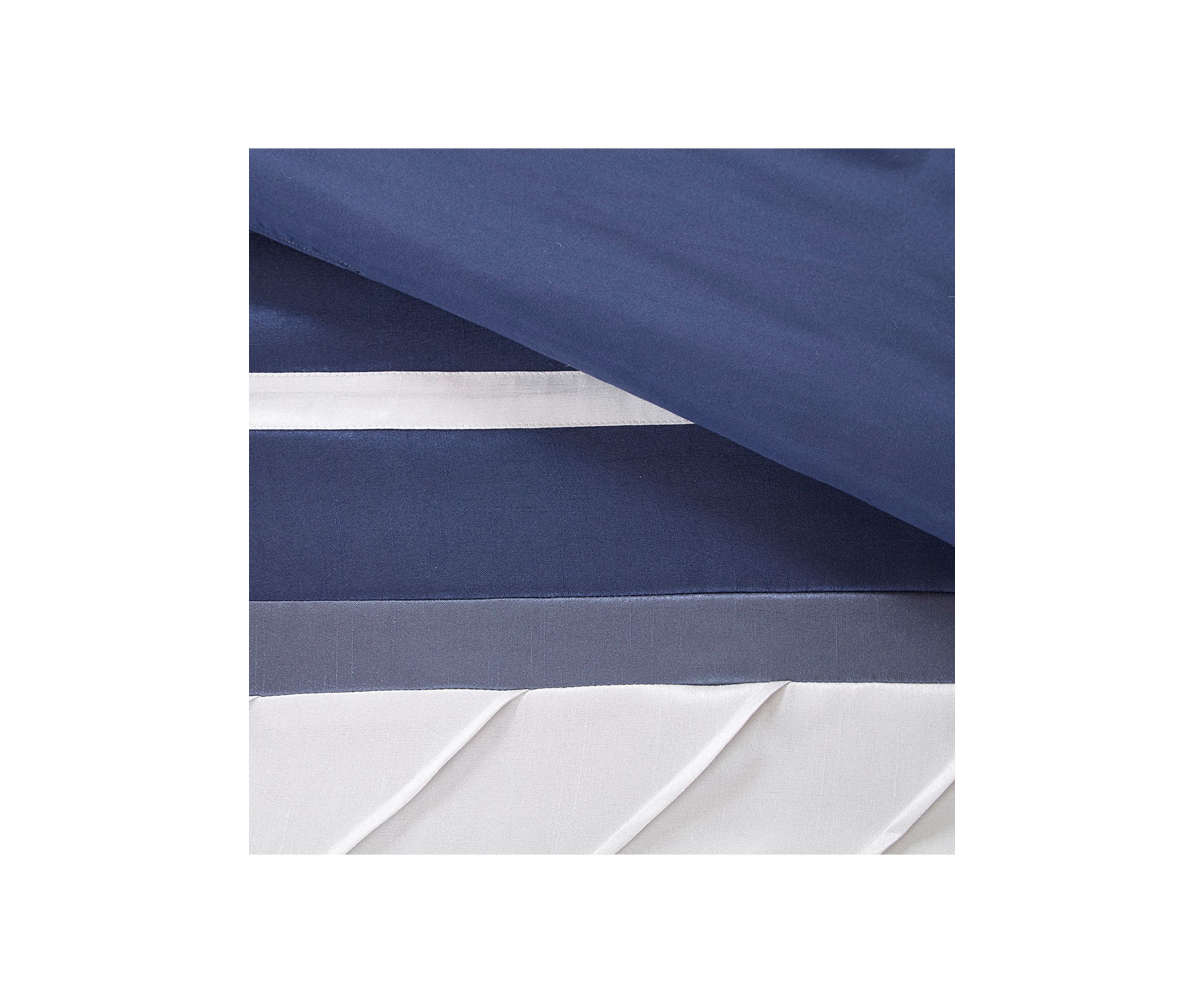Blaire 7-Piece Comforter Set-Navy