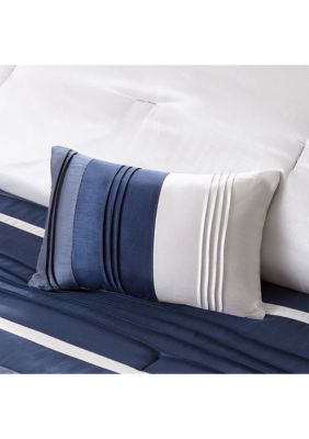 Blaire 7-Piece Comforter Set-Navy