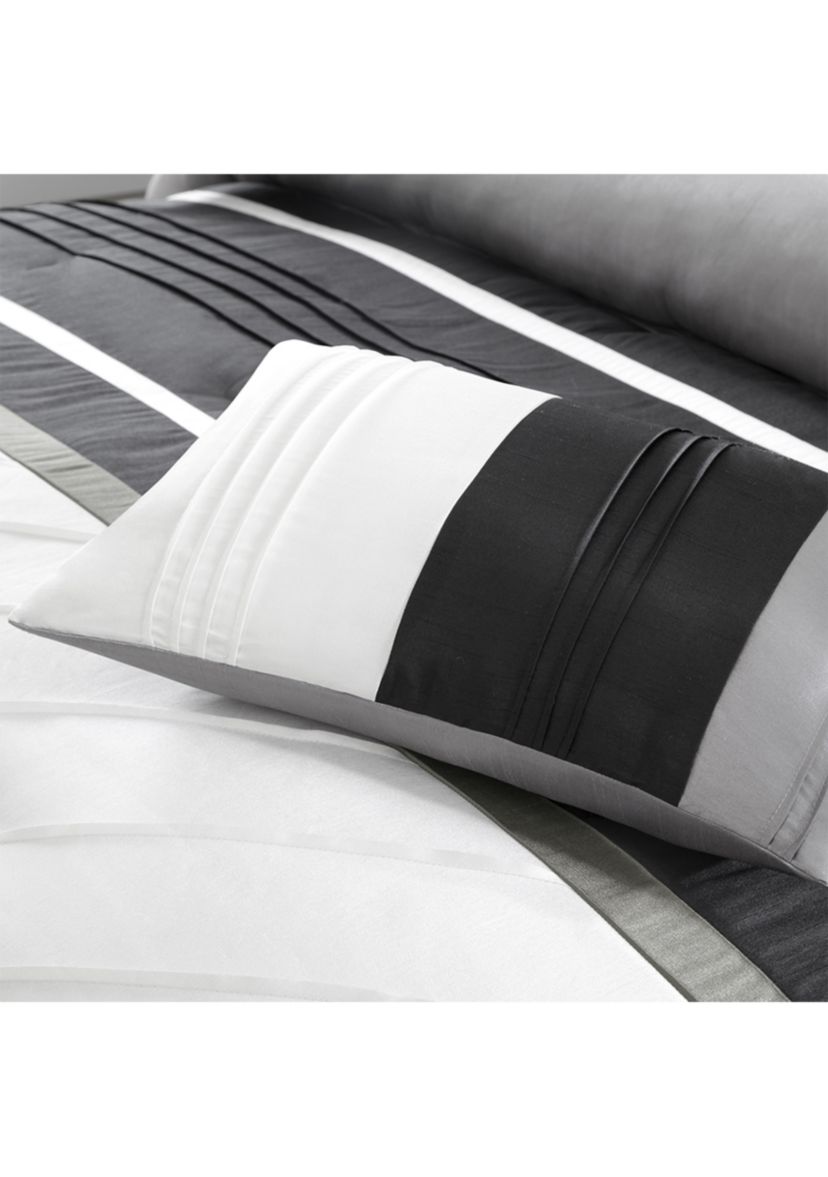 Blaire 7-Piece Comforter Set- Grey