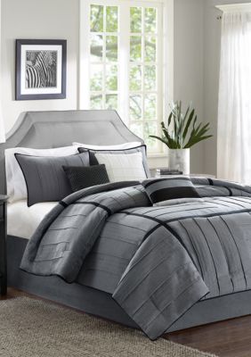 madison park barrett scotchgard down alternative comforter mini se