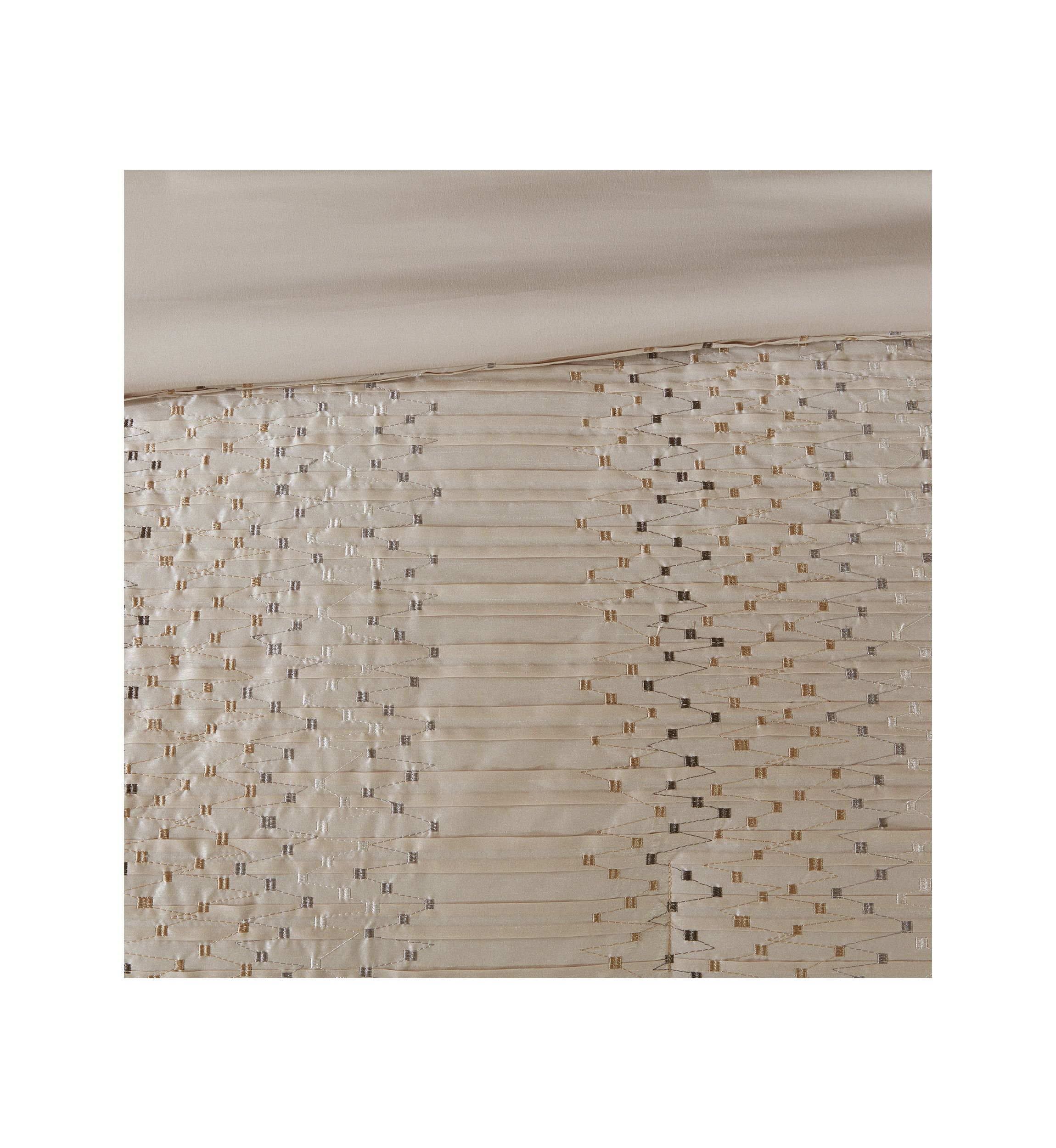Camelia 8-Piece Embroidered Comforter Set - Natural