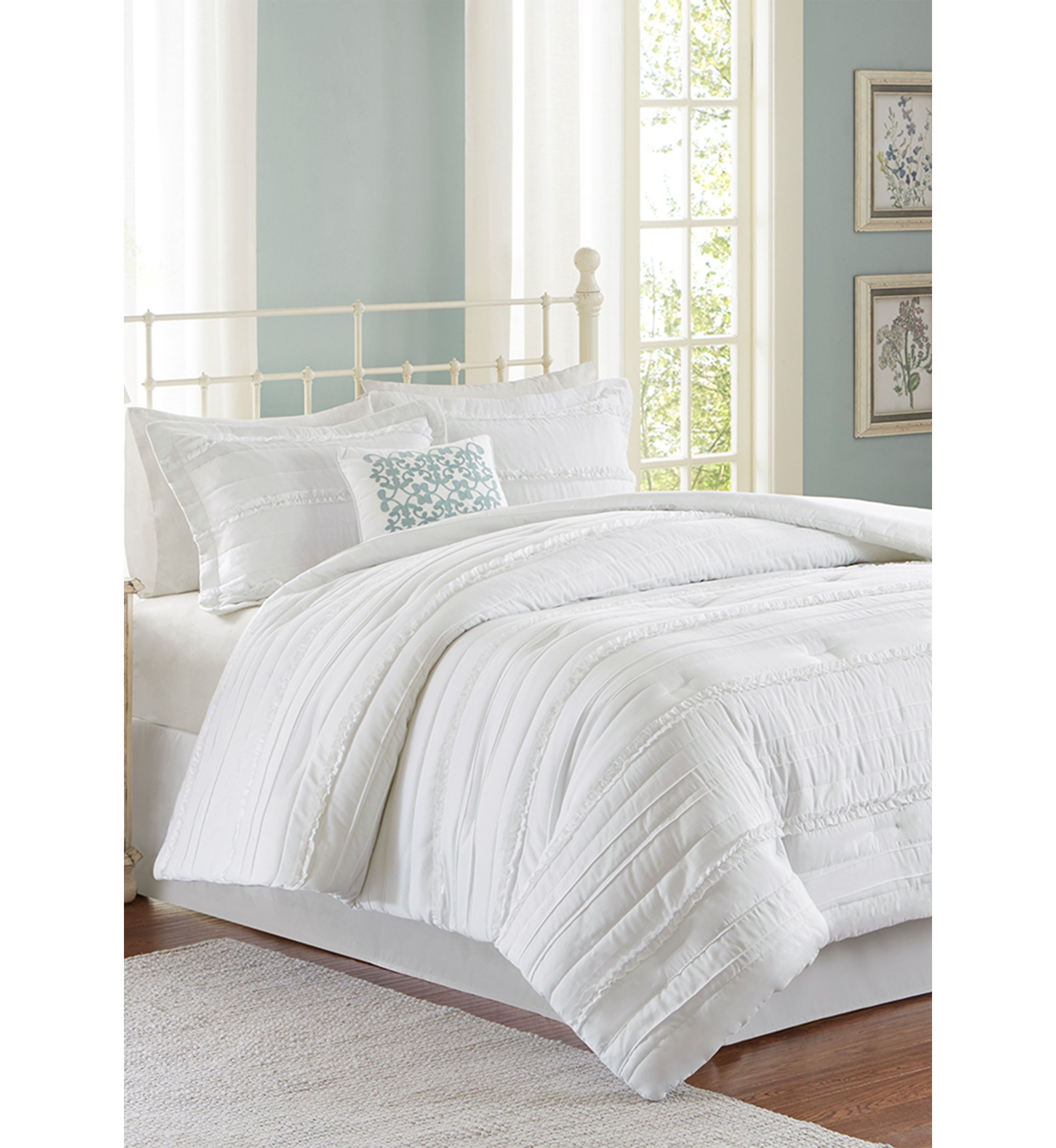 Celeste 5-Piece Comforter Set - White