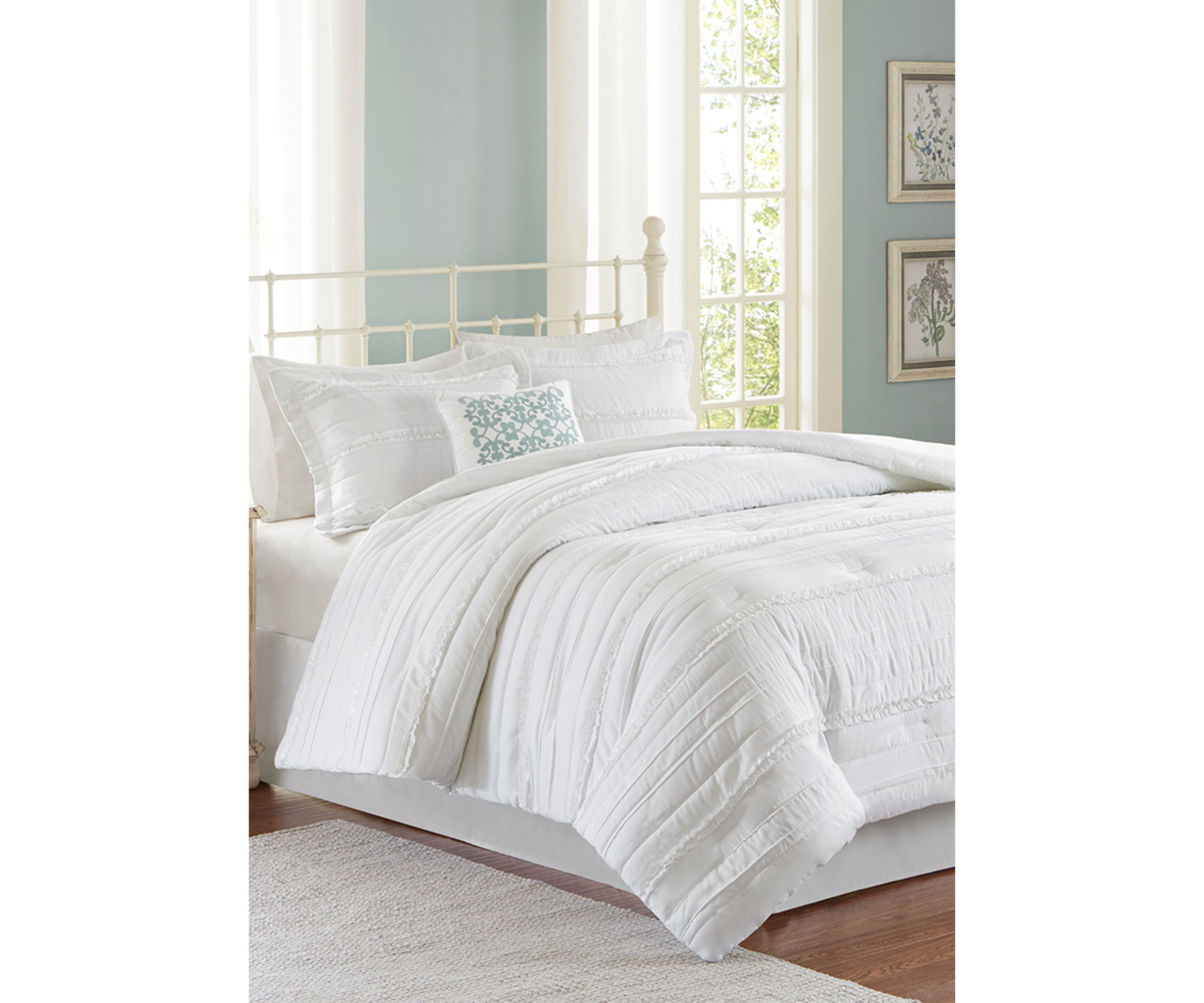 Celeste 5-Piece Comforter Set - White